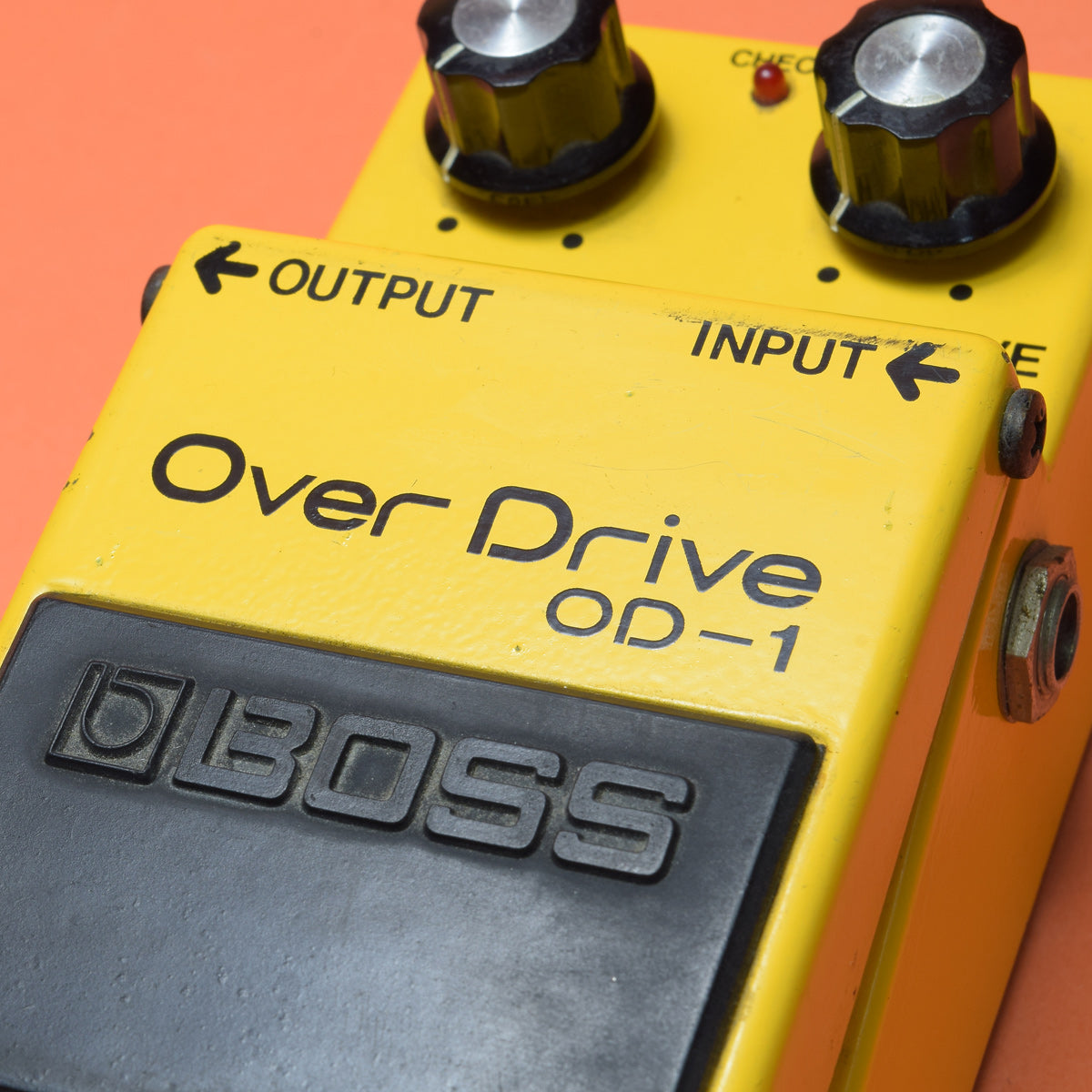 [SN 8200] USED BOSS Boss / OD-1 OverDrive Silver screw RC3403ADB Skeleton switch ACA Japan [20]