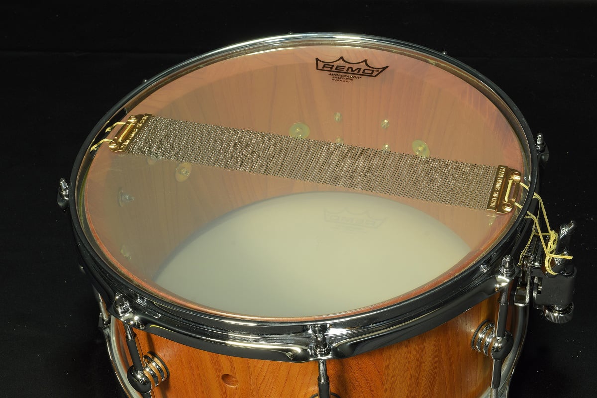 [SN 092] USED ICD(Inami Custom Drums) / 13×6.5 Solid Zelkova Stave Snare Drum [20]