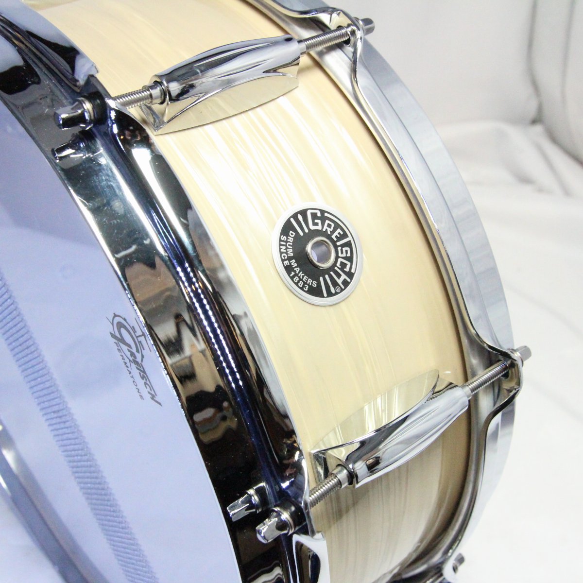 USED GRETSCH / GB05148S Brooklyn 14x5 Cream Oyster Gretsch Brooklyn Snare Drum [08]