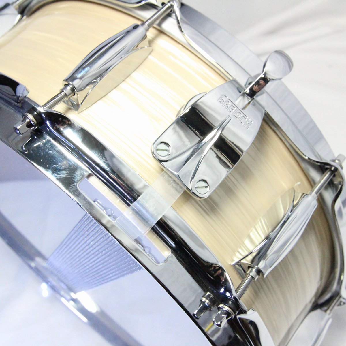 USED GRETSCH / GB05148S Brooklyn 14x5 Cream Oyster Gretsch Brooklyn Snare Drum [08]