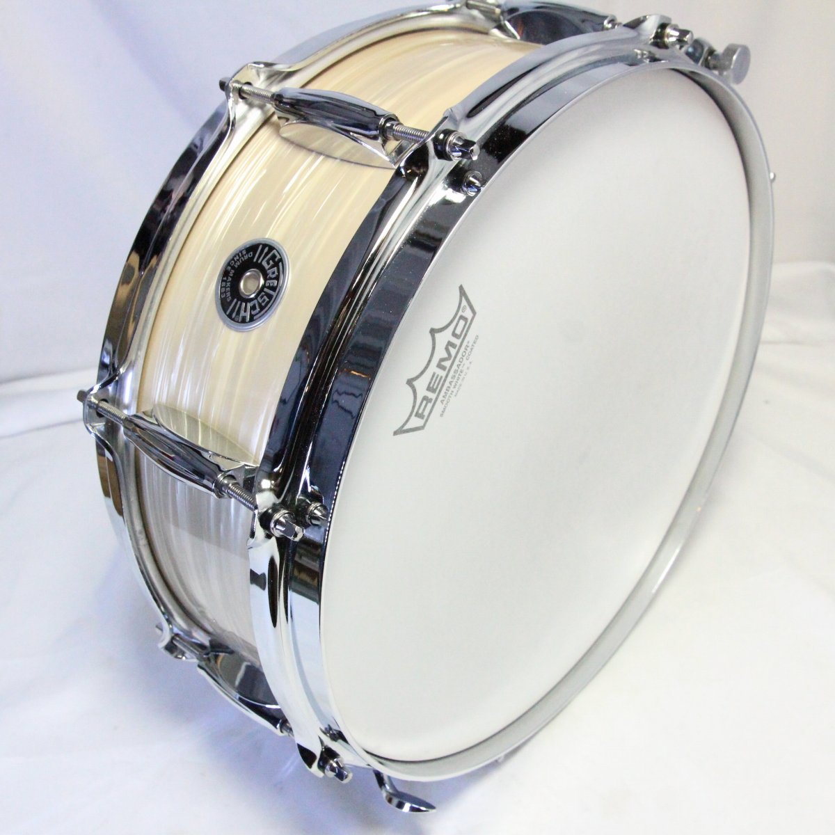 USED GRETSCH / GB05148S Brooklyn 14x5 Cream Oyster Gretsch Brooklyn Snare Drum [08]