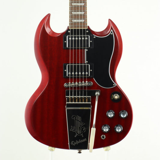 [SN 20081527145] USED Epiphone / Inspired by Gibson SG Standard 61 Maestro Vibrola Vintage Cherry [11]