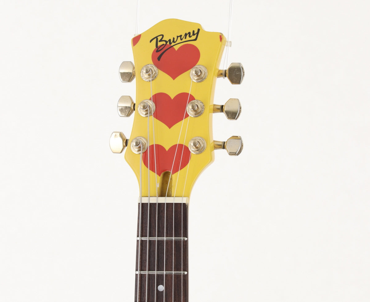 USED FERNANDES/BURNY / YH-JR. Heart Yellow (HY) [2.47kg] FERNANDES/BURNY HIDE Hide Yellow Heart Mini Guitar w/ Built-in Speaker [08]