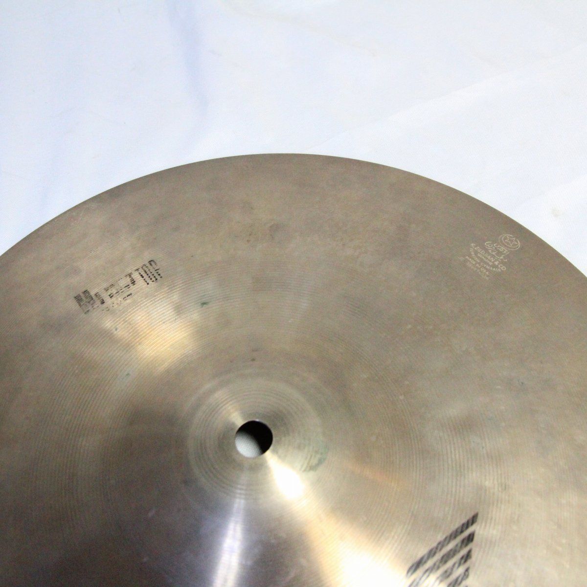 USED ZILDJIAN / K.ZILDJIAN & Z.Custom DYNO BEAT Hihat 13
