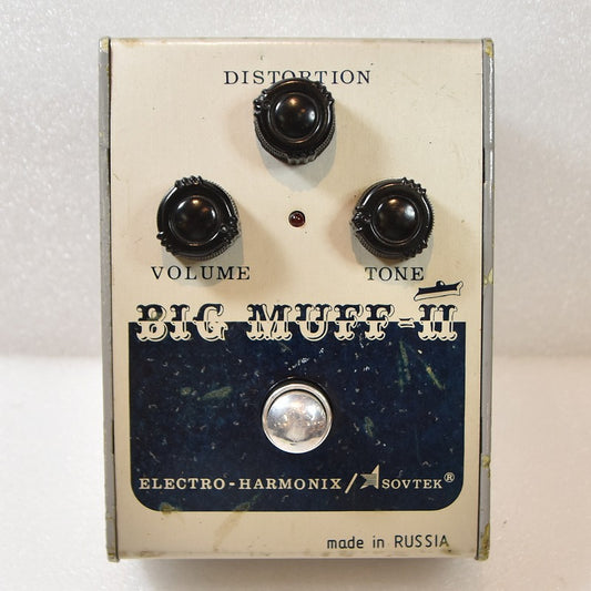 USED ELECTRO-HARMONIX / BIG MUFF SOVTEK BIG MUFF Pi Civil War /Navy &amp; Grey [12]