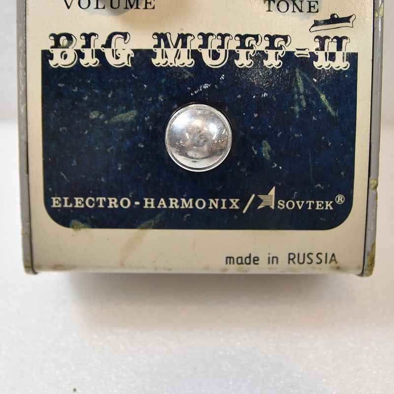 USED ELECTRO-HARMONIX / BIG MUFF SOVTEK BIG MUFF Pi Civil War /Navy &amp; Grey [12]