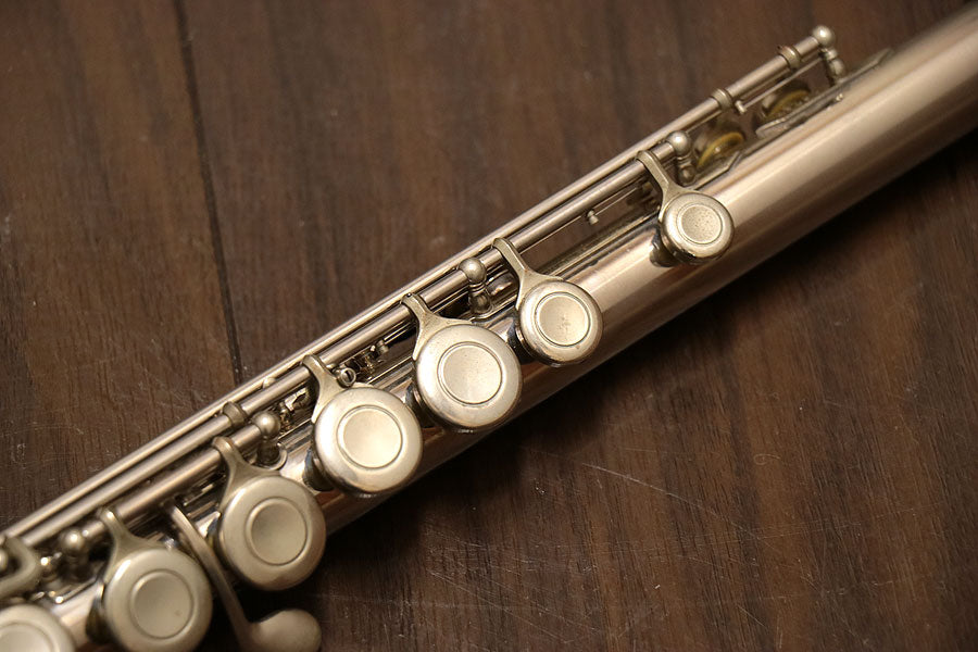 [SN Z6298] USED MURAMATSU M-85 Lip Silver Flute [10]