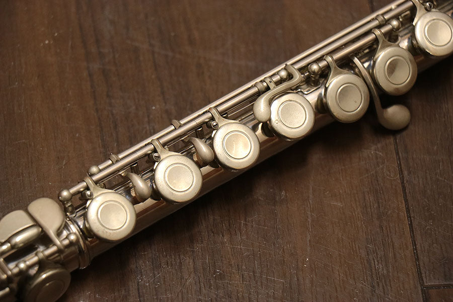 [SN Z6298] USED MURAMATSU M-85 Lip Silver Flute [10]