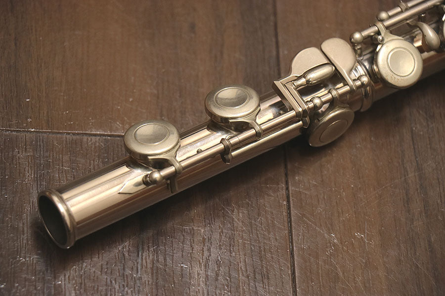 [SN Z6298] USED MURAMATSU M-85 Lip Silver Flute [10]
