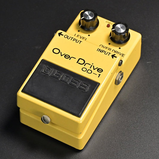 [SN 8300] USED BOSS / OD-1 Over Drive RC3403ADB Silver Screw Skeleton SW Overdrive Boss Effects Pedal [10]