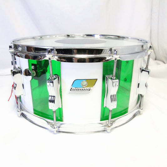 USED LUDWIG / 70s VISTALITE 14x6.5 Green/White Stripe [08]