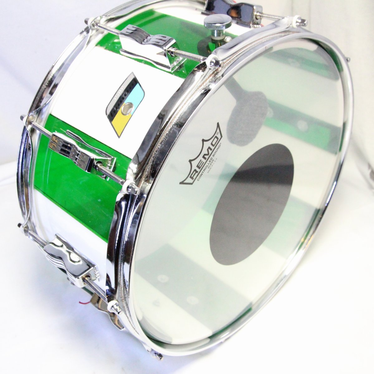 USED LUDWIG / 70s VISTALITE 14x6.5 Green/White Stripe [08]