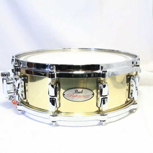 USED PEARL / RFB1450 Reference Brass Snare 14×5 Pearl Reference Snare Drum [08]