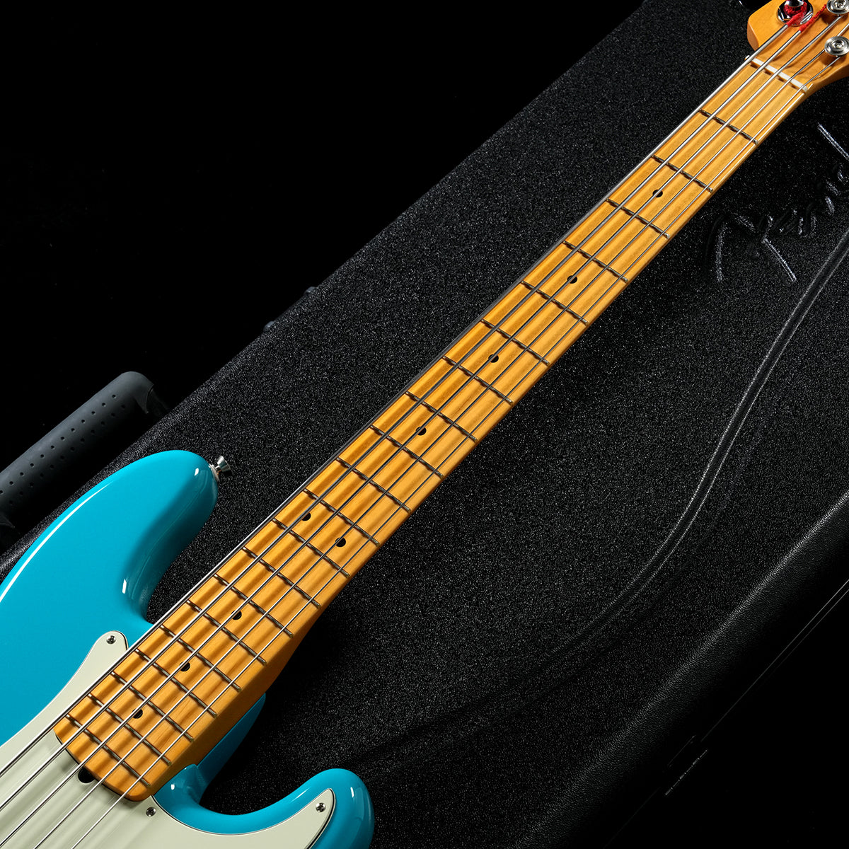 [SN US23117960] USED Fender USA / American Professional II Precision Bass V Miami Blue 2023 [05]