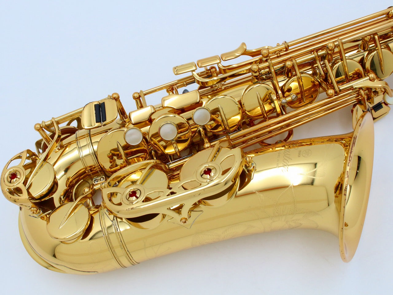[SN E77140] USED YAMAHA / Alto saxophone YAS-875 current model, all tampoed [09]