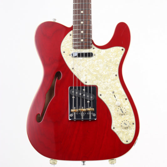 [SN N7312787] USED Fender USA / American Special 90s Telecaster Thinline 1998 Crimson Transparent [12]