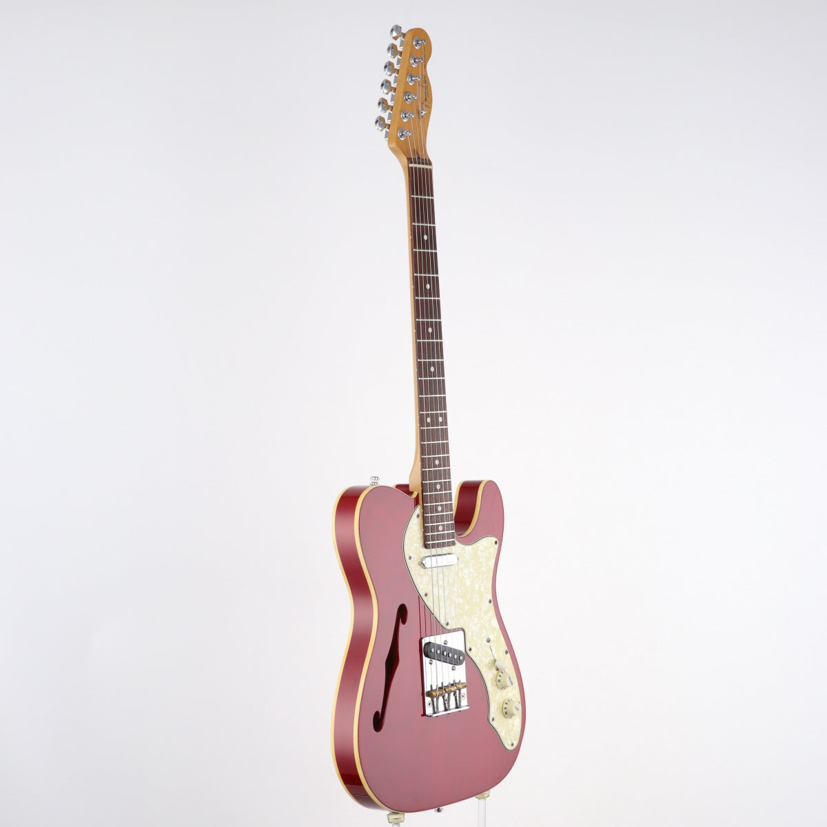 [SN N7312787] USED Fender USA / American Special 90s Telecaster Thinline 1998 Crimson Transparent [12]