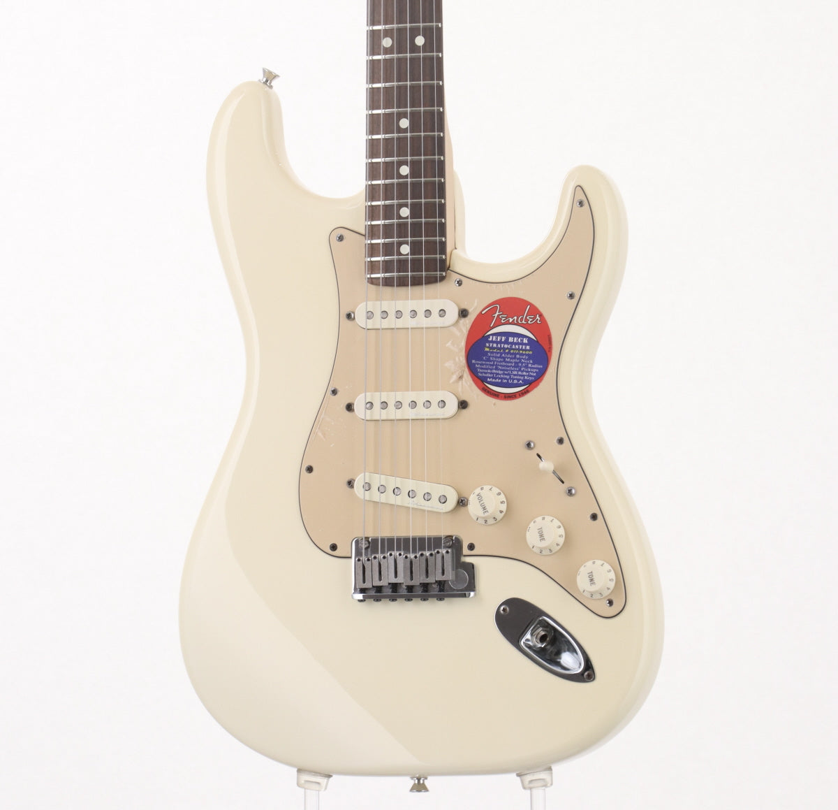 [SN SZ6002429] USED FENDER USA / Jeff Beck Stratocaster Olympic White [03]