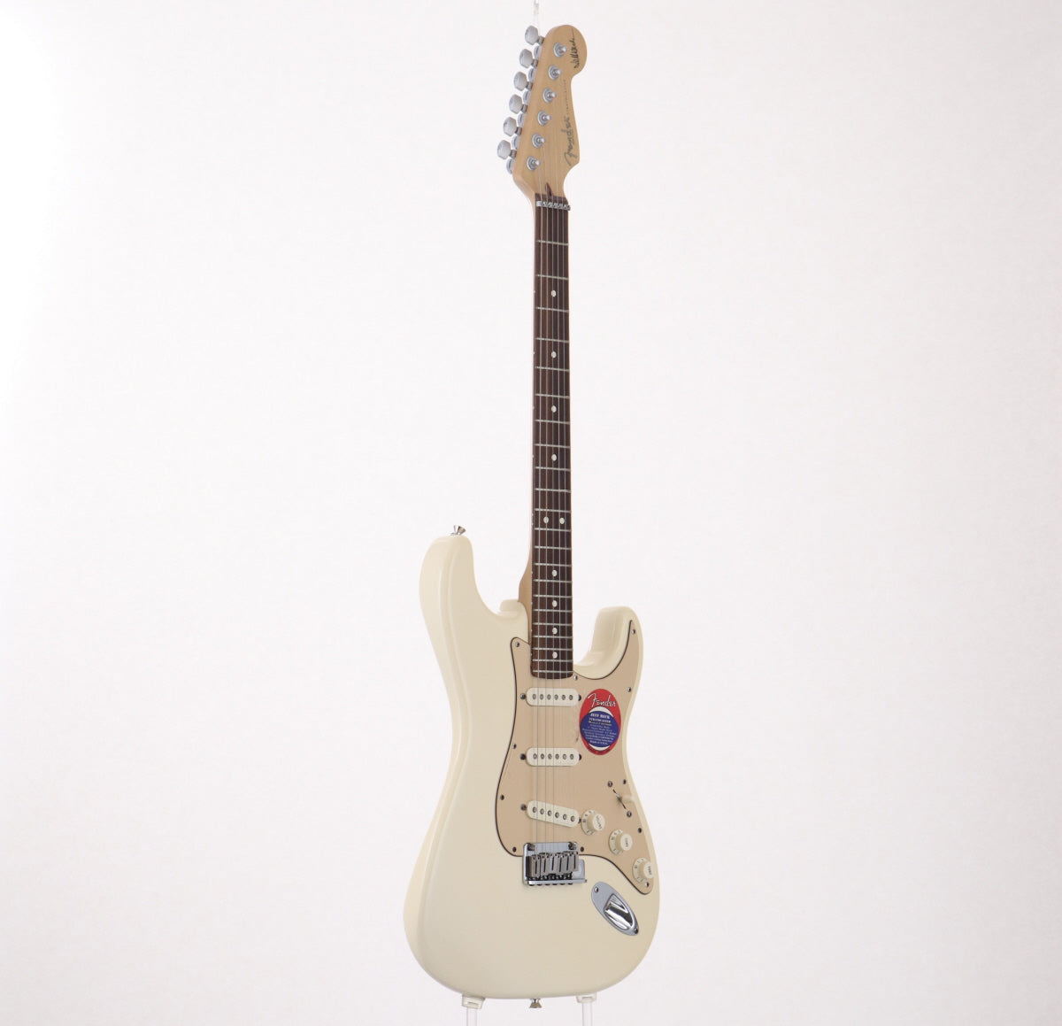 [SN SZ6002429] USED FENDER USA / Jeff Beck Stratocaster Olympic White [03]