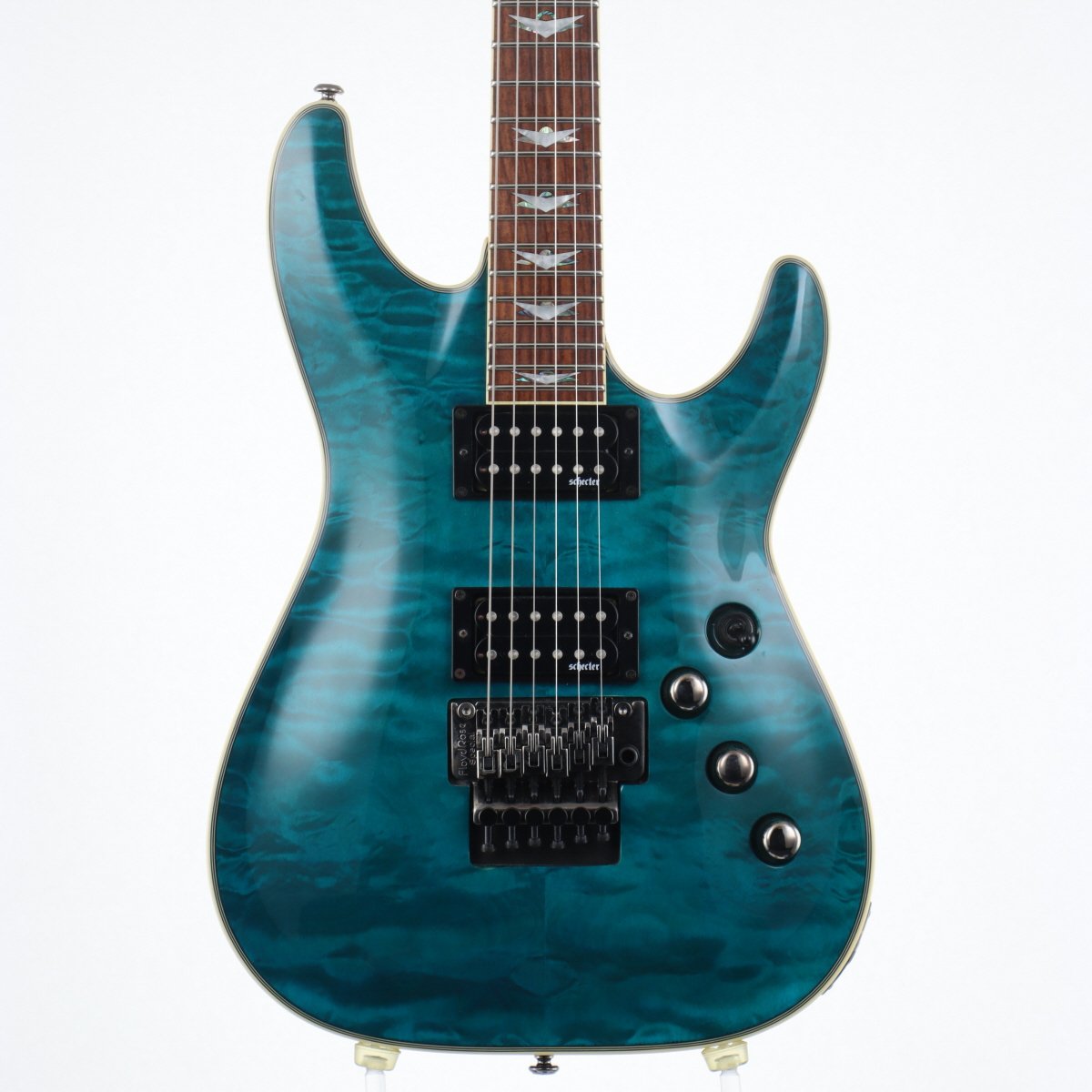 [SN IW17080866] USED SCHECTER / AD-OM-EXT-6 FR / OMEN Extreme-6 Trans Ocean Blue [12]