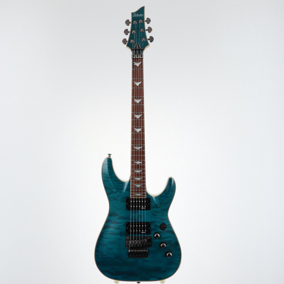[SN IW17080866] USED SCHECTER / AD-OM-EXT-6 FR / OMEN Extreme-6 Trans Ocean Blue [12]