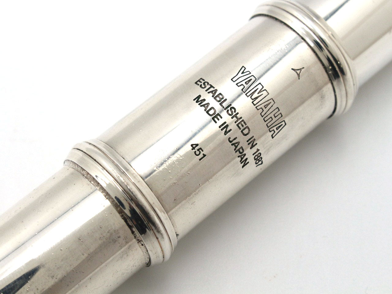[SN 017720] USED YAMAHA / Flute YFL-451, head tube silver, all tampos replaced [09]