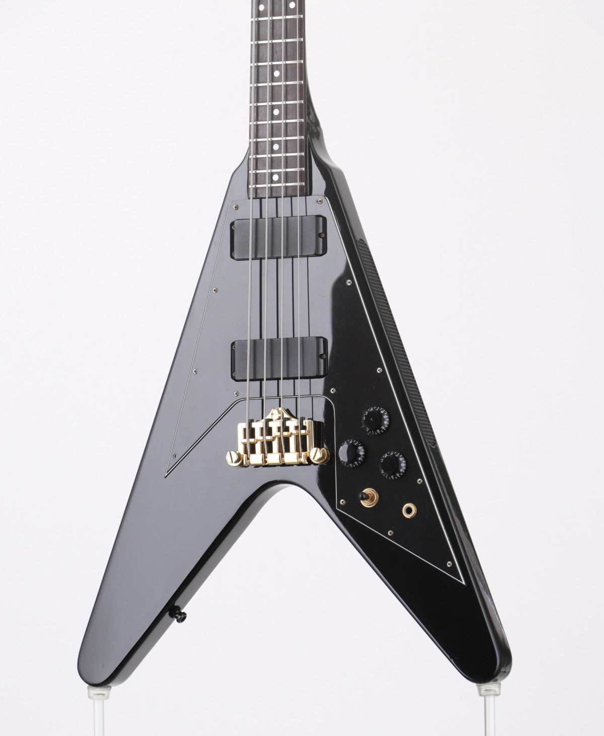 [SN U0011988] USED Epiphone / Flying V Bass Ebony 2000 [09]