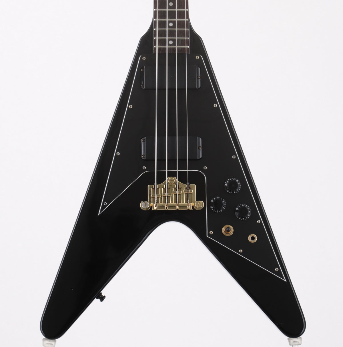 [SN U0011988] USED Epiphone / Flying V Bass Ebony 2000 [09]