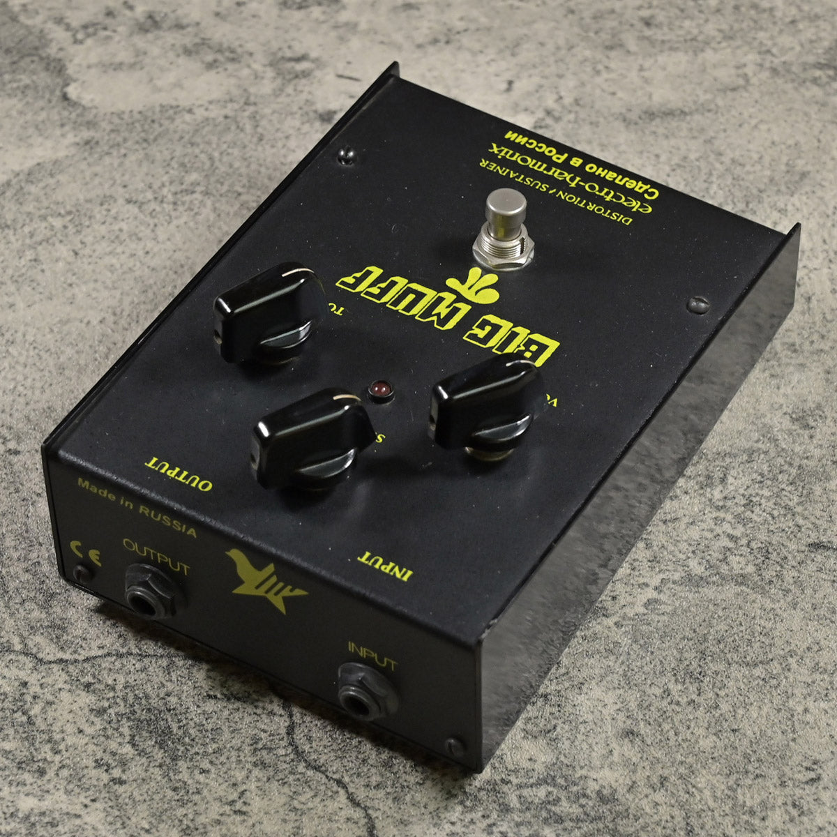 USED ELECTRO-HARMONIX / Big Muff Pi Black Made in RUSSIA Distortion Fuzz [10]