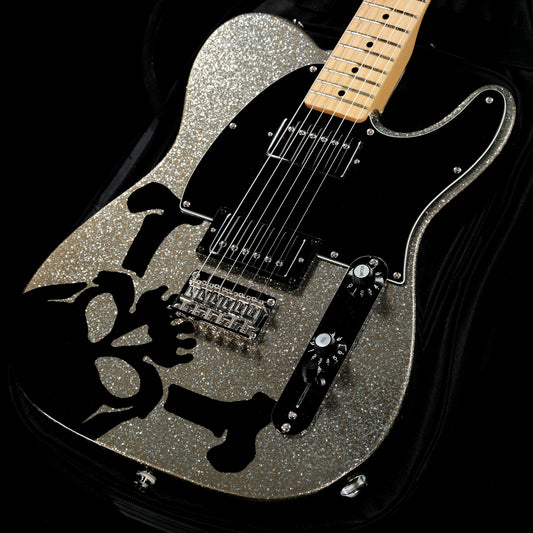 [SN ICS16025221] USED Squier / Haruna Telecaster Skullsilver / Dark Silver Sparkle 2016 [05]