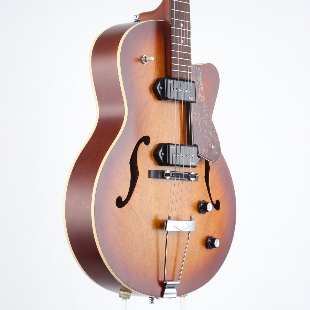 [SN 050987000447] USED Godin / 5th Avenue CW Kingpin II Cognac Burst [11]