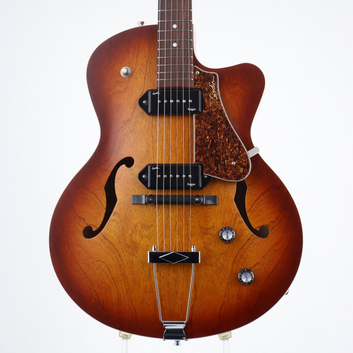 [SN 050987000447] USED Godin / 5th Avenue CW Kingpin II Cognac Burst [11]