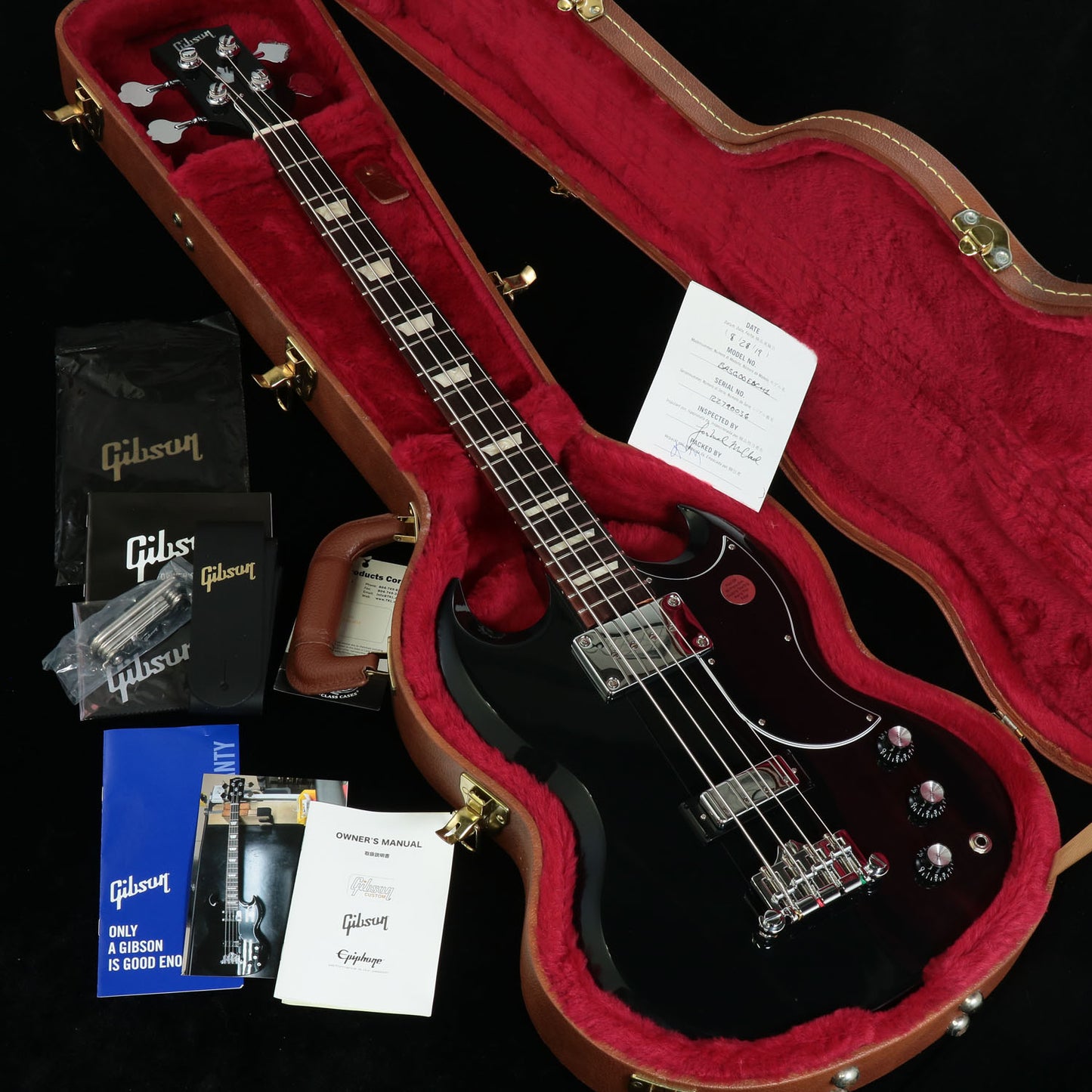 [SN 122790036] USED Gibson USA / SG Standard Bass Ebony [3.30kg/2019] Gibson [08]