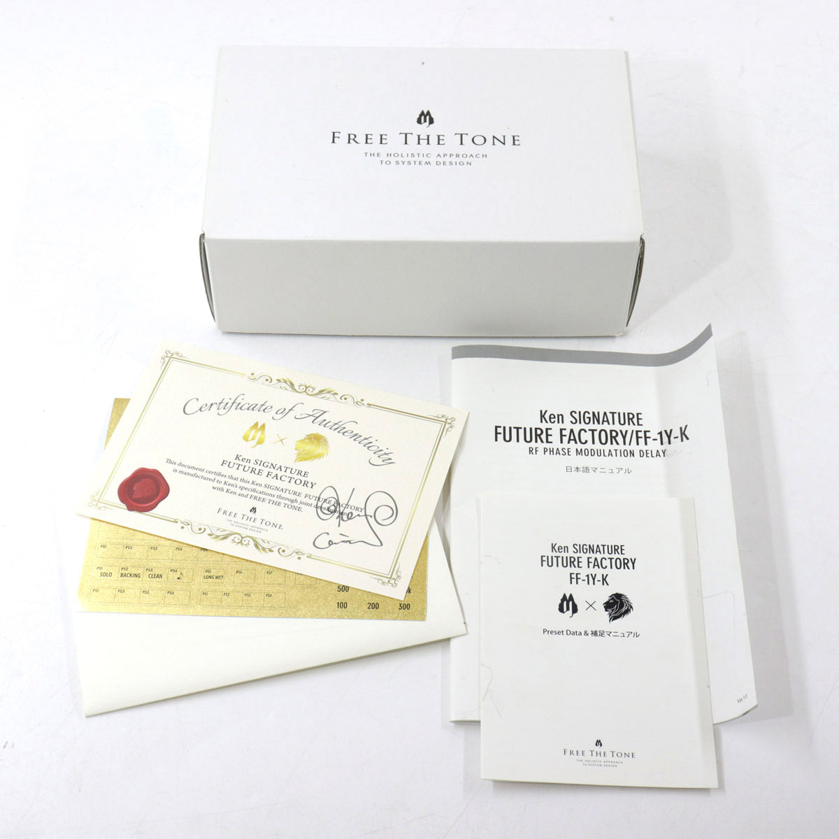 USED FREE THE TONE / FF-1Y-K / Future Factory Ken Signatu