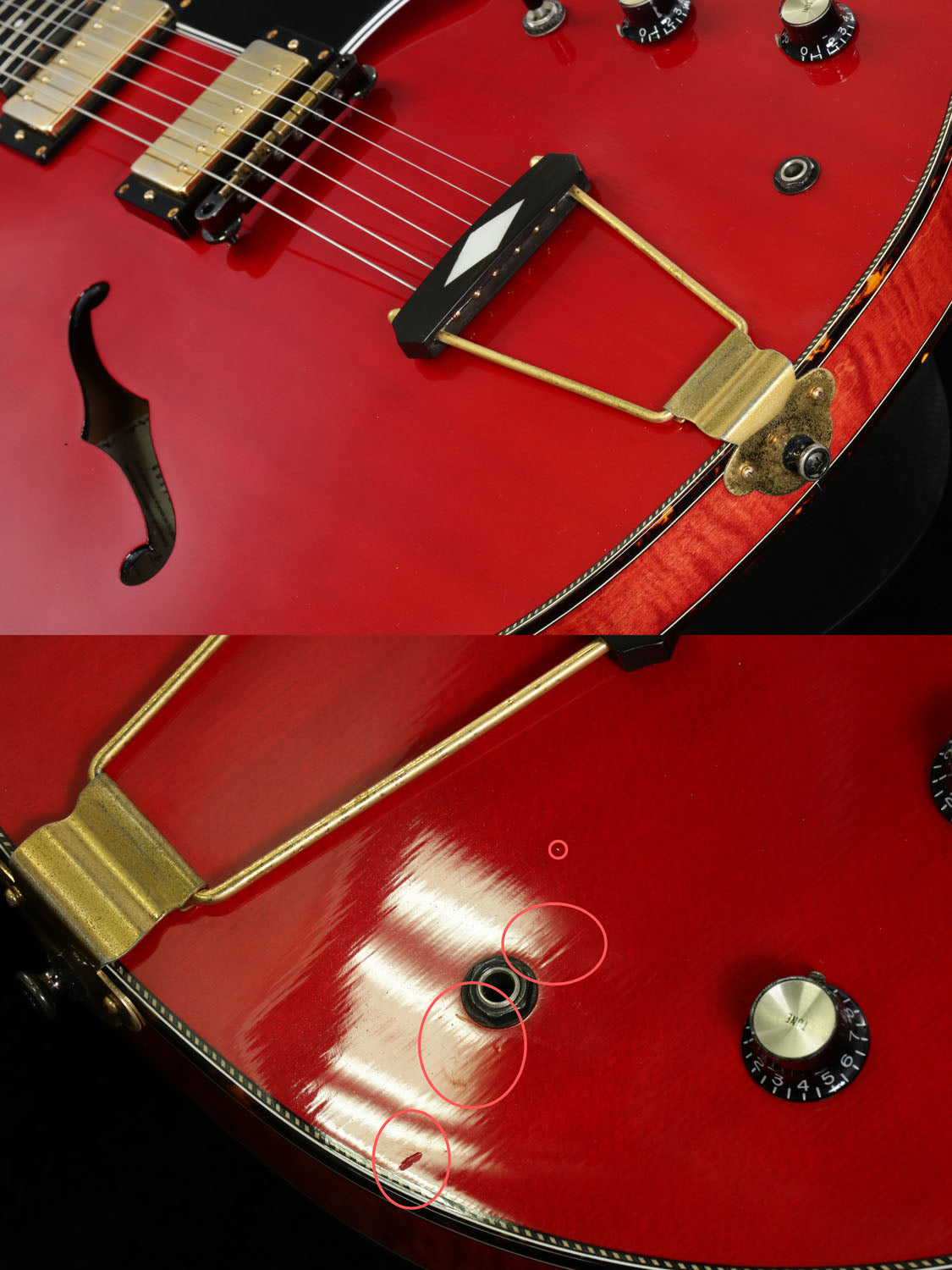 [SN 11172] USED Seventy Seven Guitars / Exrubato-Jazz H RED [2.88kg] Seventy Seven Guitars Full Acco [08]