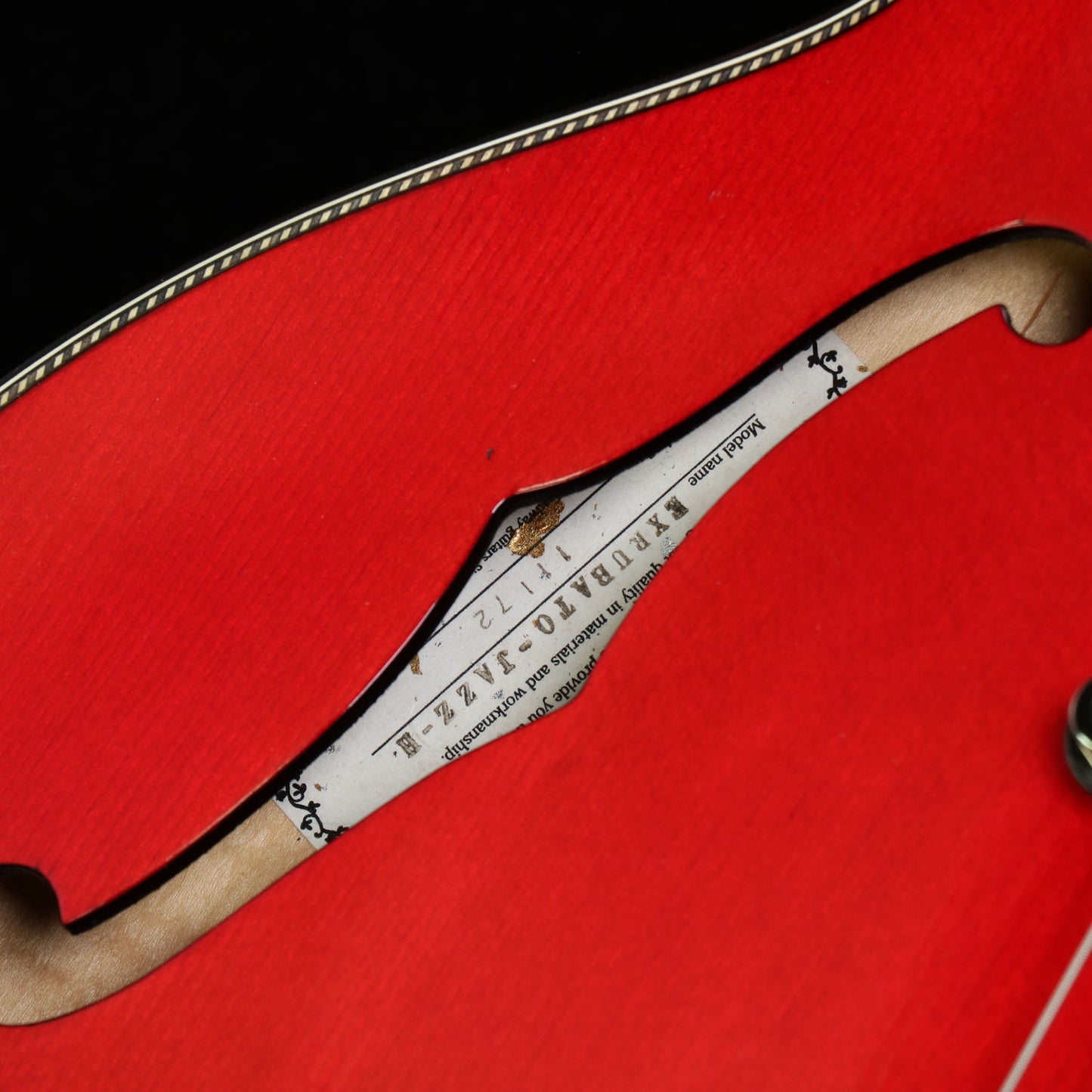 [SN 11172] USED Seventy Seven Guitars / Exrubato-Jazz H RED [2.88kg] Seventy Seven Guitars Full Acco [08]
