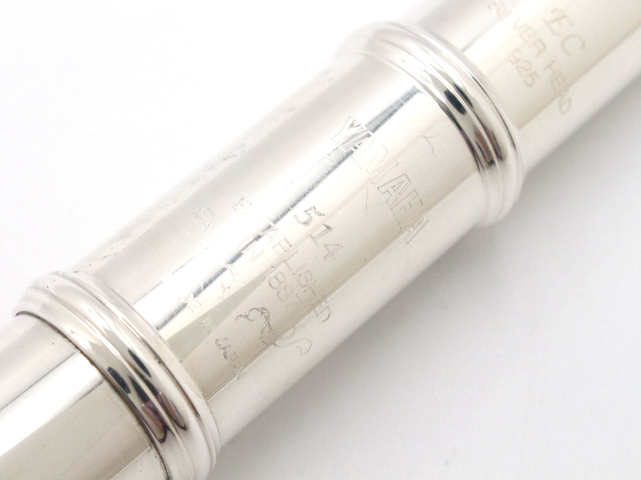 [SN 009700] USED YAMAHA / Flute YFL-514, head tube silver, all tampos replaced [09]