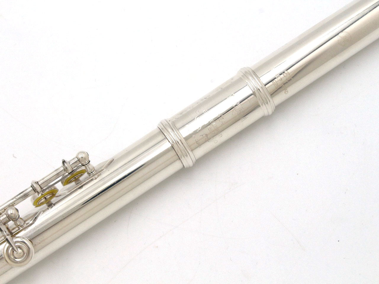 [SN 009700] USED YAMAHA / Flute YFL-514, head tube silver, all tampos replaced [09]