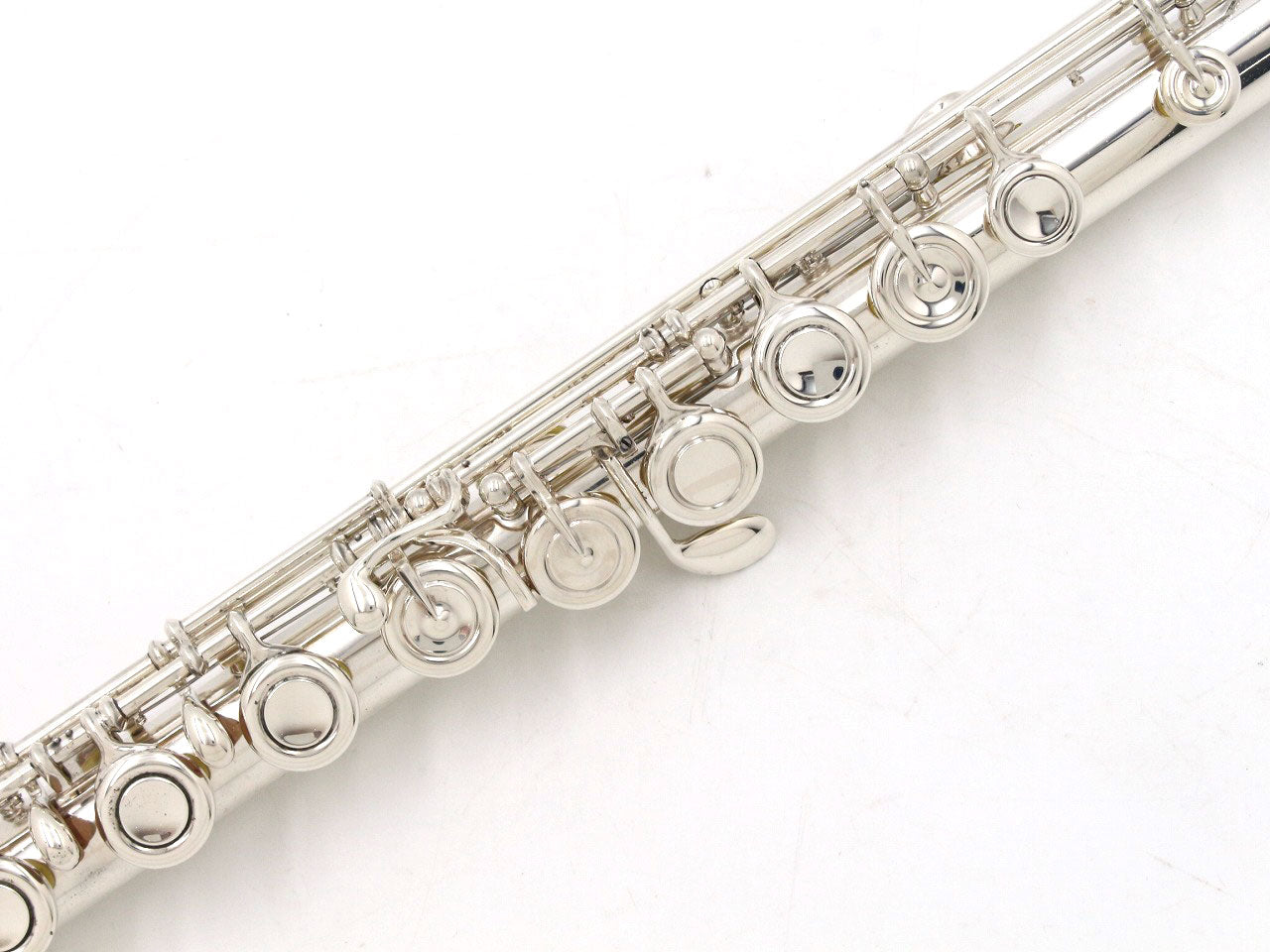 [SN 009700] USED YAMAHA / Flute YFL-514, head tube silver, all tampos replaced [09]