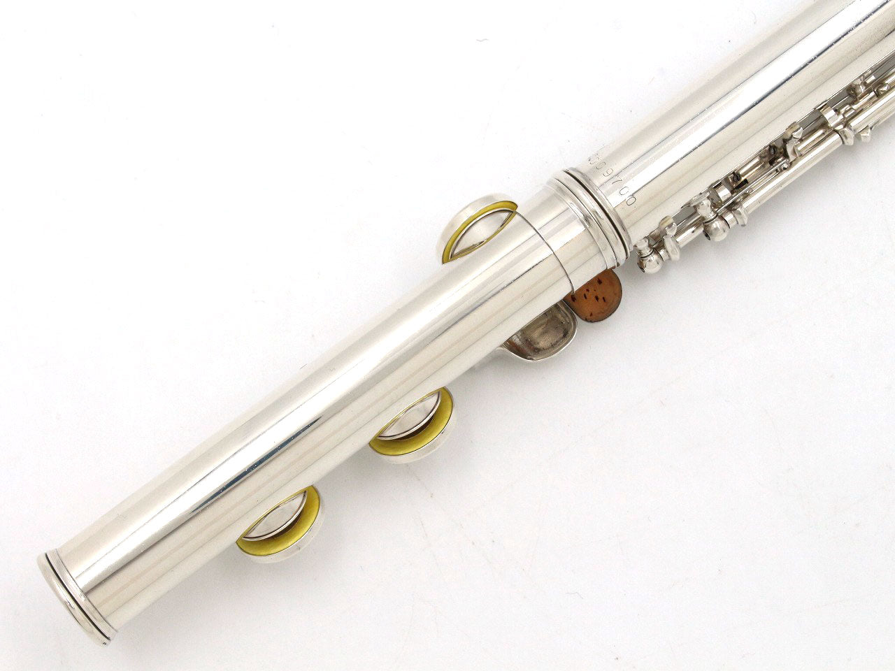 [SN 009700] USED YAMAHA / Flute YFL-514, head tube silver, all tampos replaced [09]