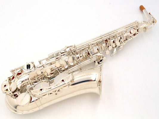 [SN F80319] USED YAMAHA / Alto saxophone YAS-62S 62NECK silver plated [03]