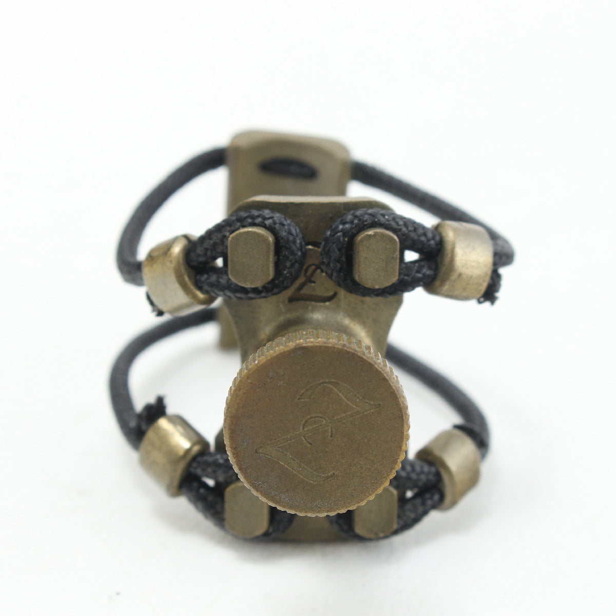 USED ZAC LIGATURE ZAC LIGATURE / Clarinet Rubber Size Ligature BRASS? [03]