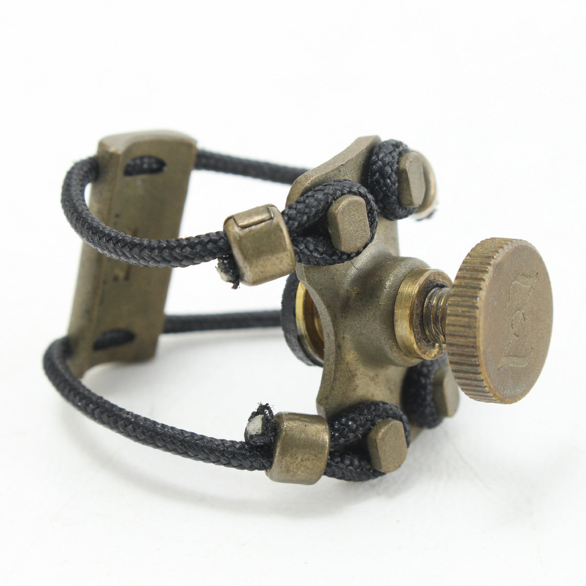 USED ZAC LIGATURE ZAC LIGATURE / Clarinet Rubber Size Ligature BRASS? [03]