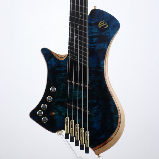 [SN A2870421] USED OVERLOAD Guitars / Achilles5 Left Handed Blue Marine [12]