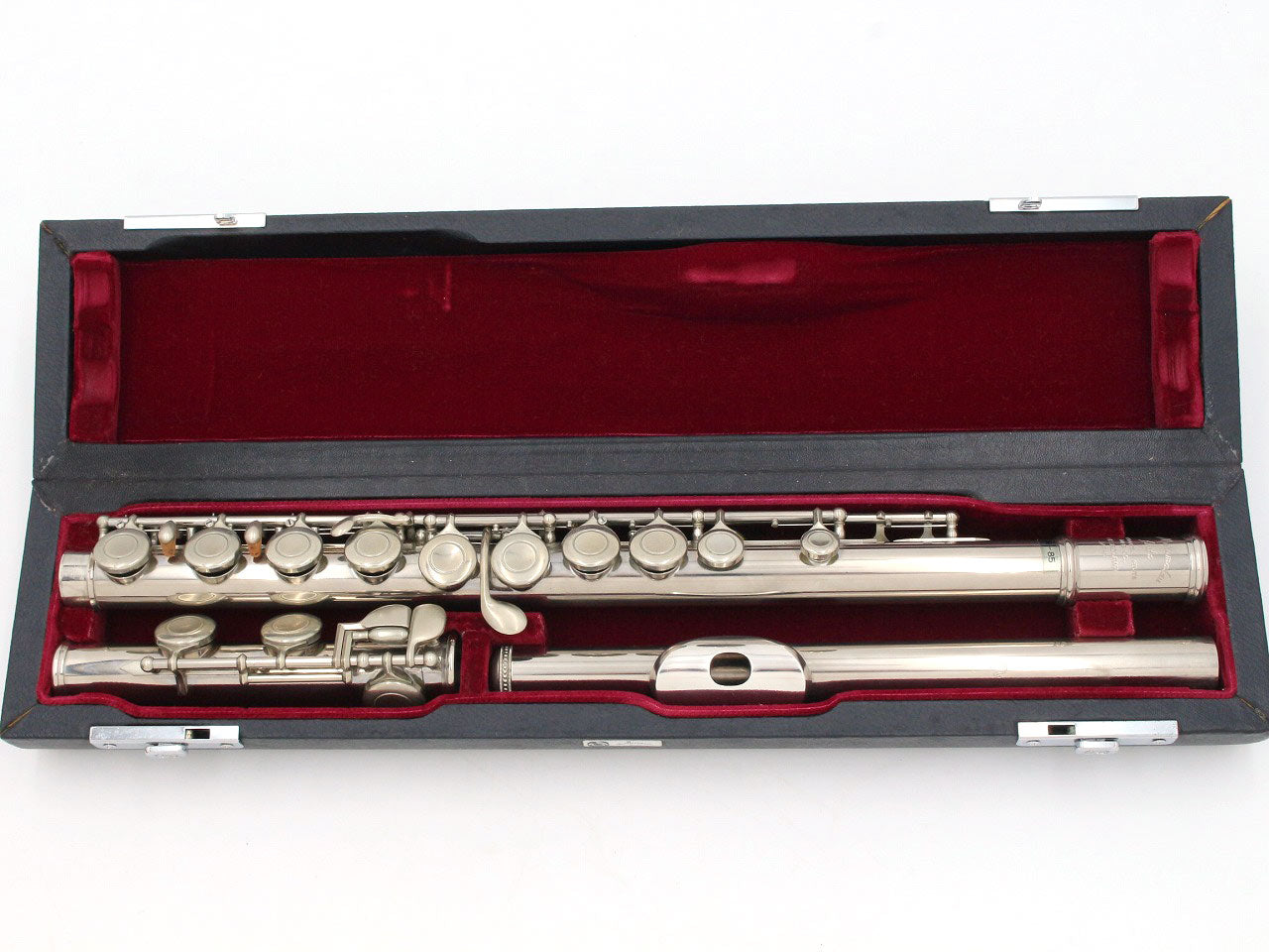 [SN Z6049] USED MURAMATSU / Flute M-85 Lip Plate Silver [09]