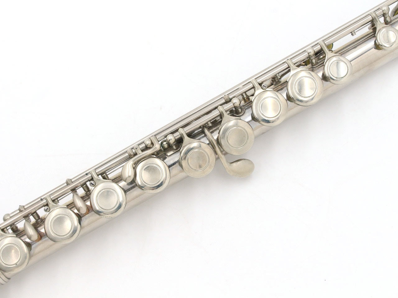 [SN Z6049] USED MURAMATSU / Flute M-85 Lip Plate Silver [09]