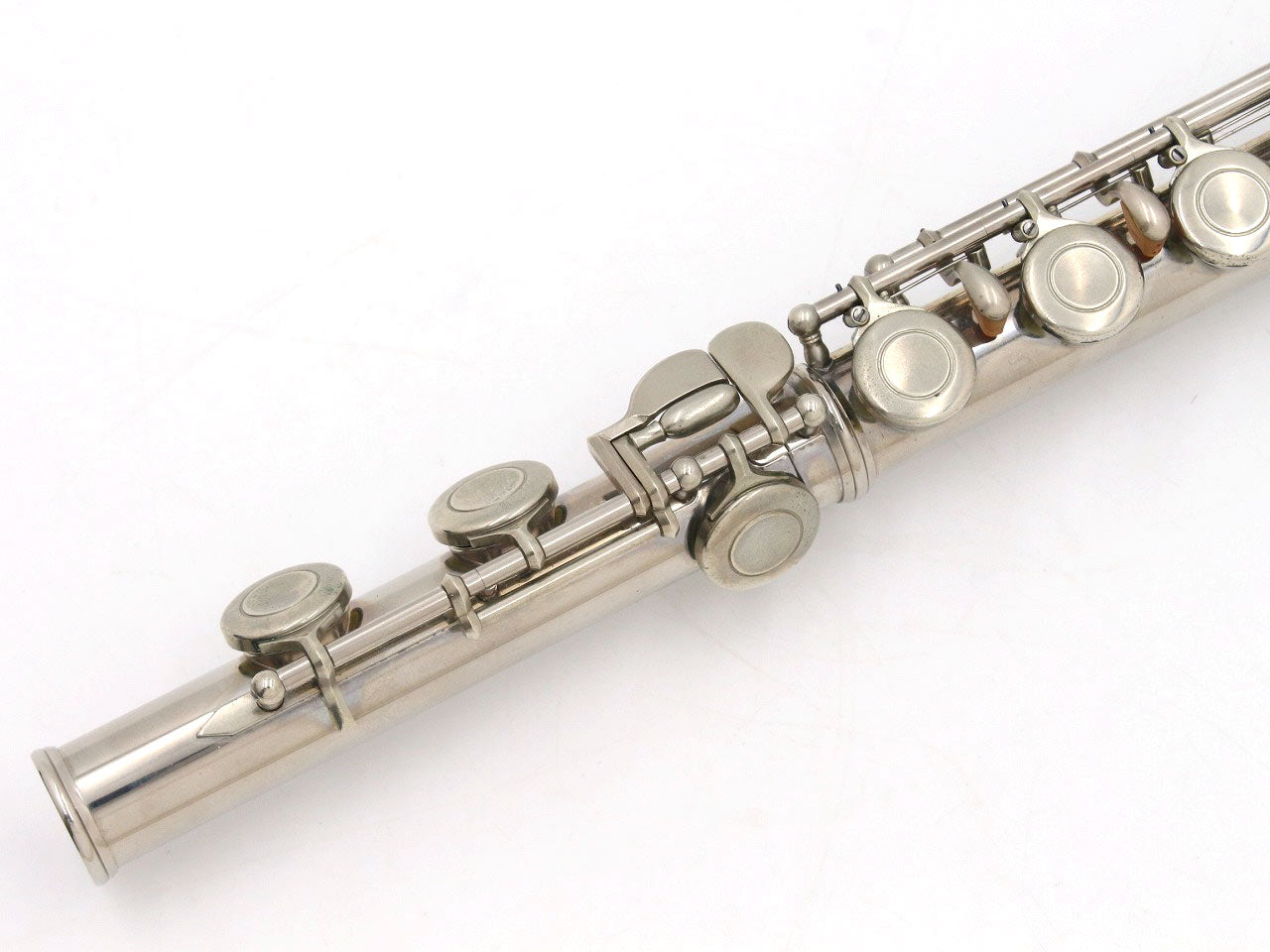 [SN Z6049] USED MURAMATSU / Flute M-85 Lip Plate Silver [09]