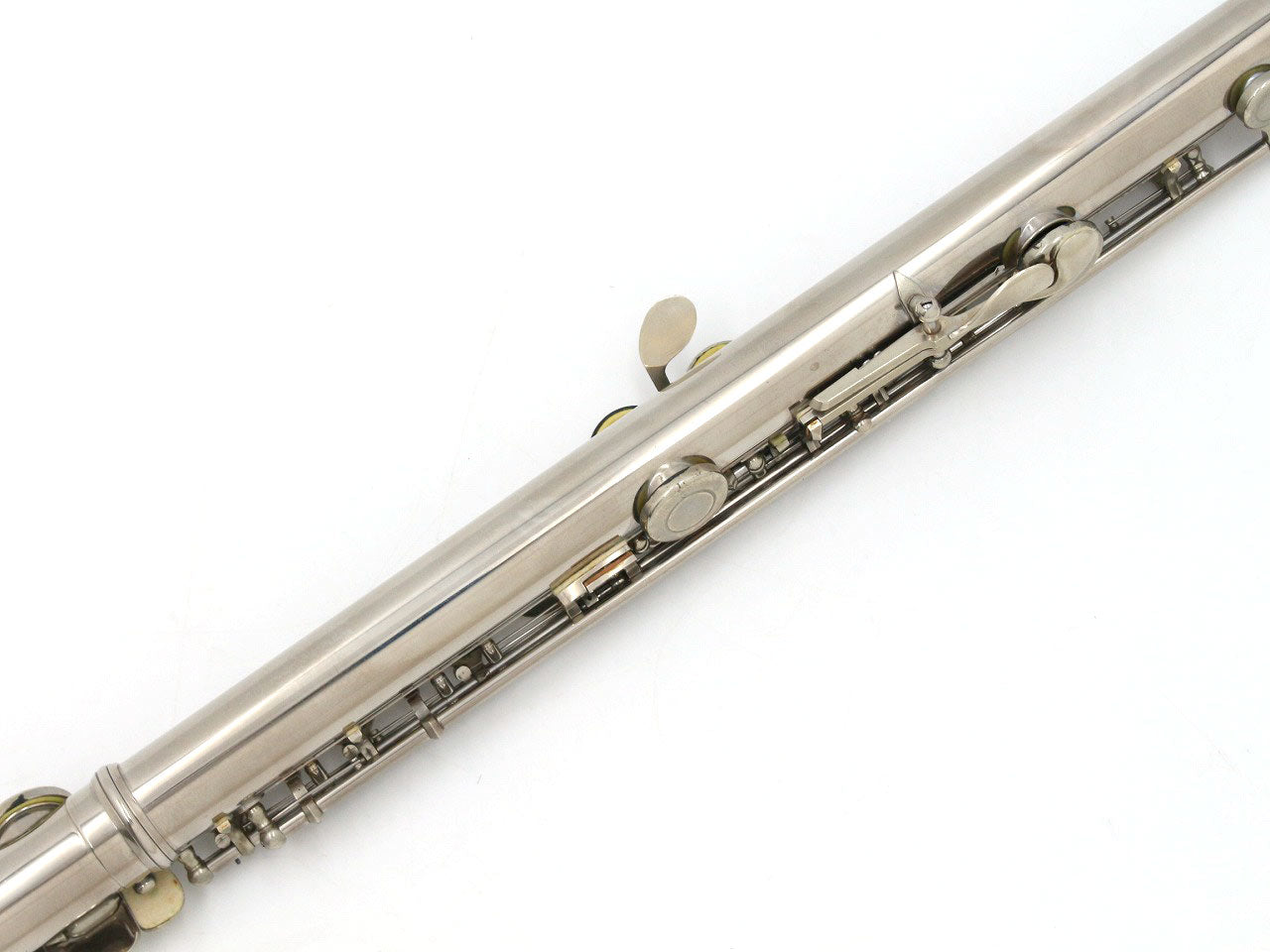 [SN Z6049] USED MURAMATSU / Flute M-85 Lip Plate Silver [09]