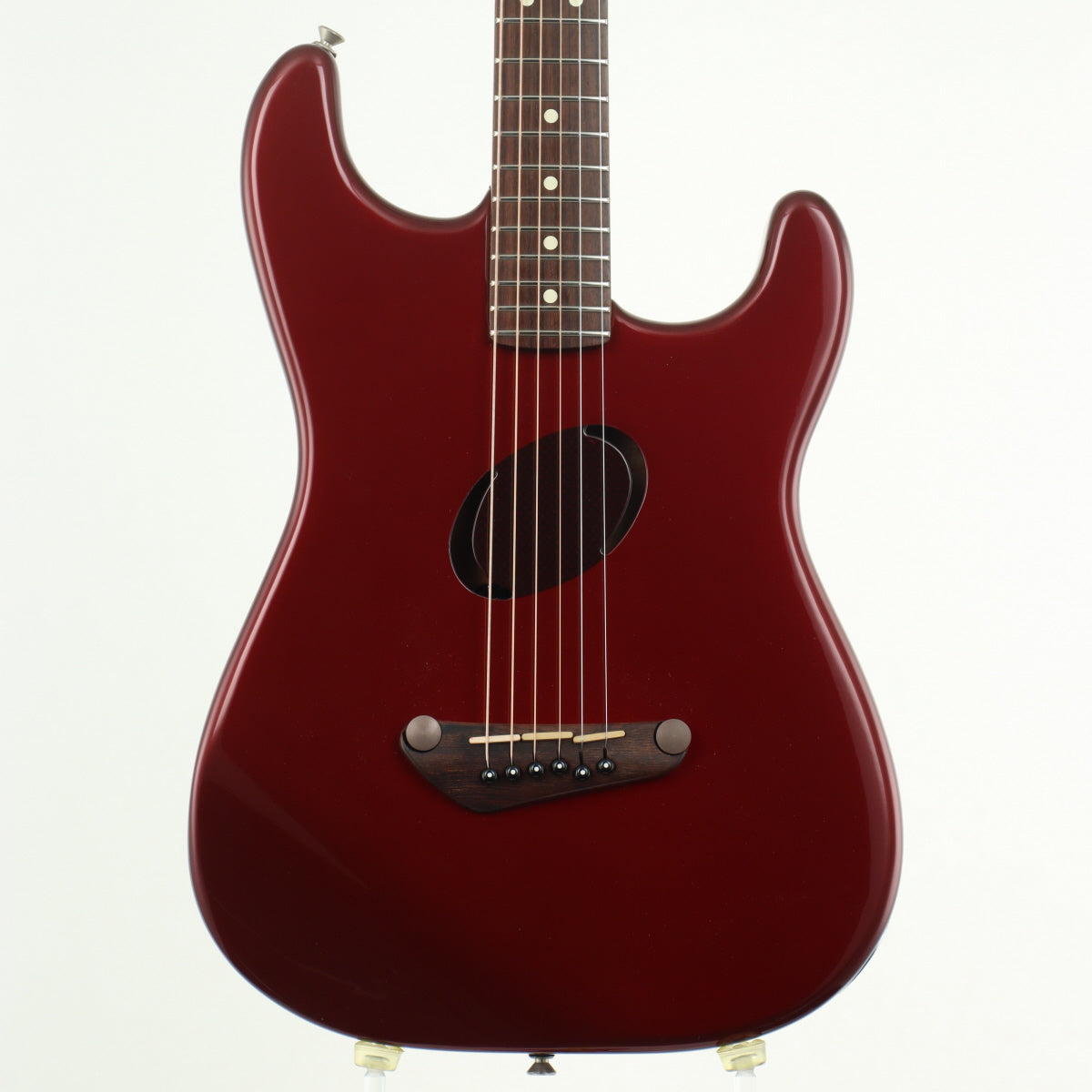 [SN MZ304764] USED Fender Mexico Fender / Deluxe Series Acoustasonic Stratcaster Candy Apple Red [20]