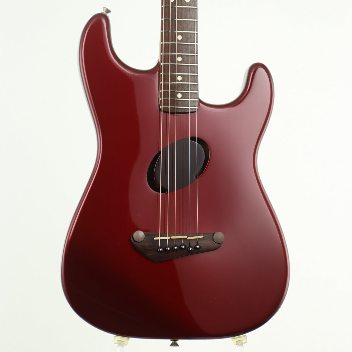 [SN MZ304764] USED Fender Mexico Fender / Deluxe Series Acoustasonic Stratcaster Candy Apple Red [20]